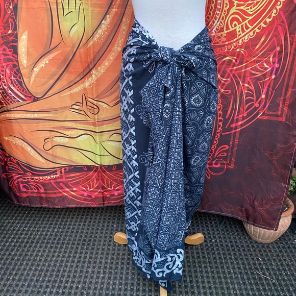 370- Papa We Love You ❤Vancouver Boho Vest & Navy & Silver Wrap - Picture 10 of 11